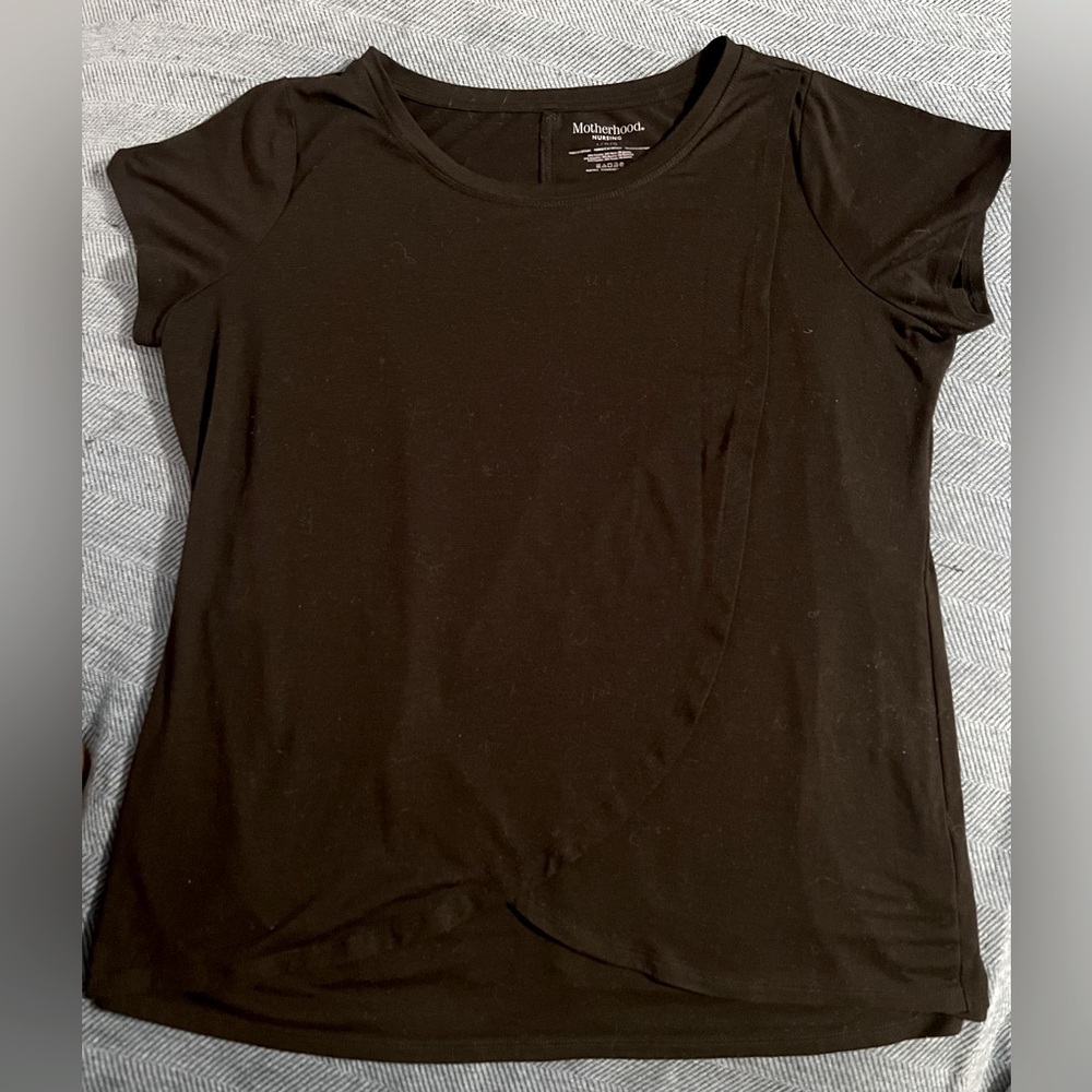 Motherhood Maternity Petal Front Nursing Shirt